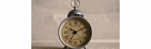 a close-up of a clock